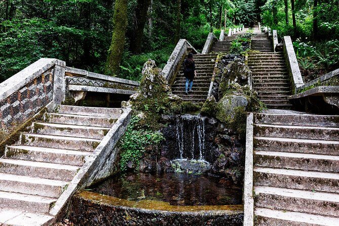 Bussaco Palace, Gardens & Forest | Private Tour - Luso village and the fountain stop for refill water