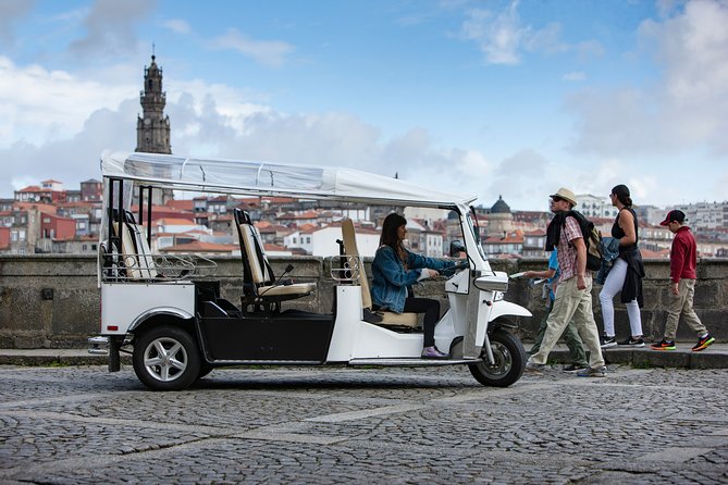 Discover Porto's Highlights on a 2-Hour Private Electric Tuk Tuk - Ponte do Infante: modern design and wide city views