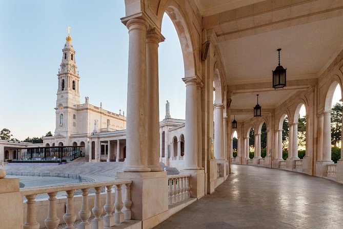 Fatima, shown by a local. - Sanctuary of Our Lady of Fátima: Apparition Chapel, Holy Trinity Basilica, Rosary Basilica