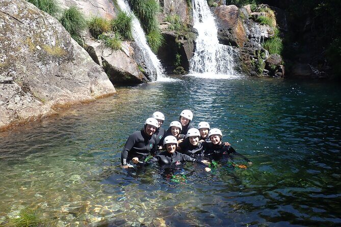 From Arouca: Canyoning Discovery - Adventure Tour - The Main Event: Waterfalls, Lagoons, Jumps, Slides, and Abseil Moments