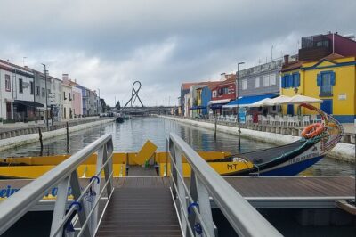 From Aveiro: Costa Nova, Barra, Vista Alegre - Half-Day Trip - Entering Aveiro Lagoon: salt fields, quays, and flamingo chances