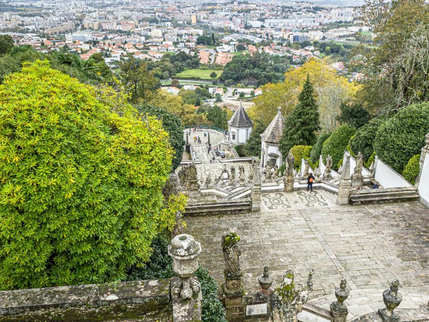 From Porto: Braga & Guimarães full day experience with lunch - Bom Jesus do Monte: the staircase and the big payoff