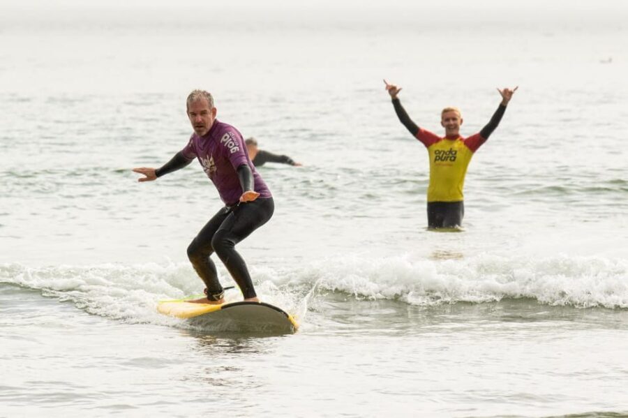 Group Surf Lesson - Norte Portugal Group Surf Lesson at Onda Pura Surf Center