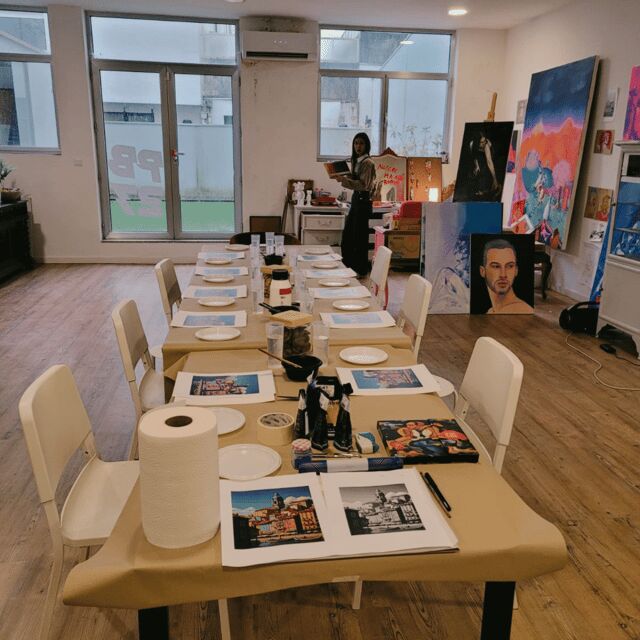 Porto: Acrylic Painting Workshop for Groups - Antero Quental - Key takeaways before you paint