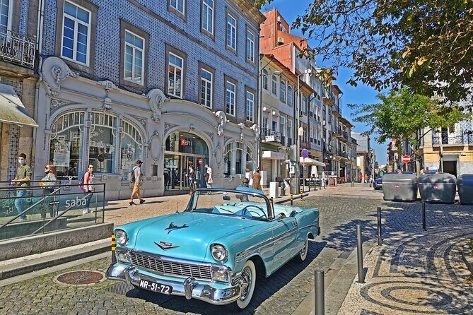 Porto Classic Car Tour - Vintage Experience - Cathedral views down to Ribeira: where the river pulls the story together