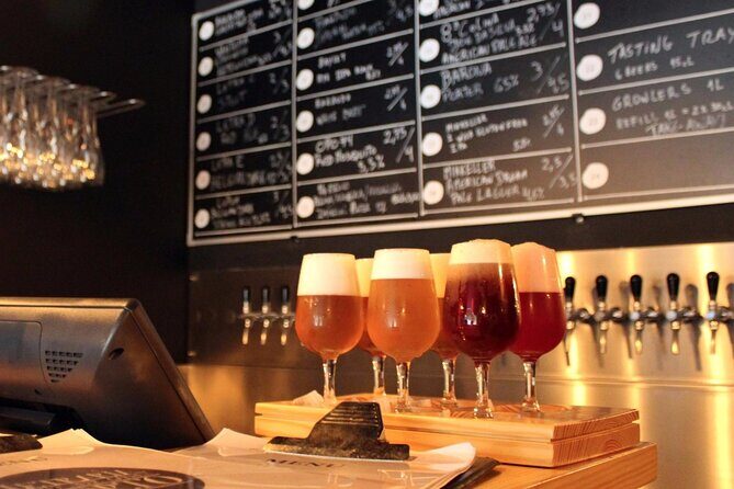 Porto: Craft Beer Tasting Tour with Local Snacks - Stop 1: Colossus Craft Brewery and the production-line tasting (about 1.5 hours)