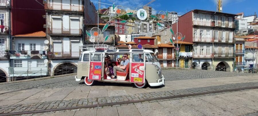 Porto: Historic Center and Surroundings Tour by VW Kombi - Panoramic View Stops: Virtudes, São Bento da Vitória, Jardim do Morro, and Serra do Pilar