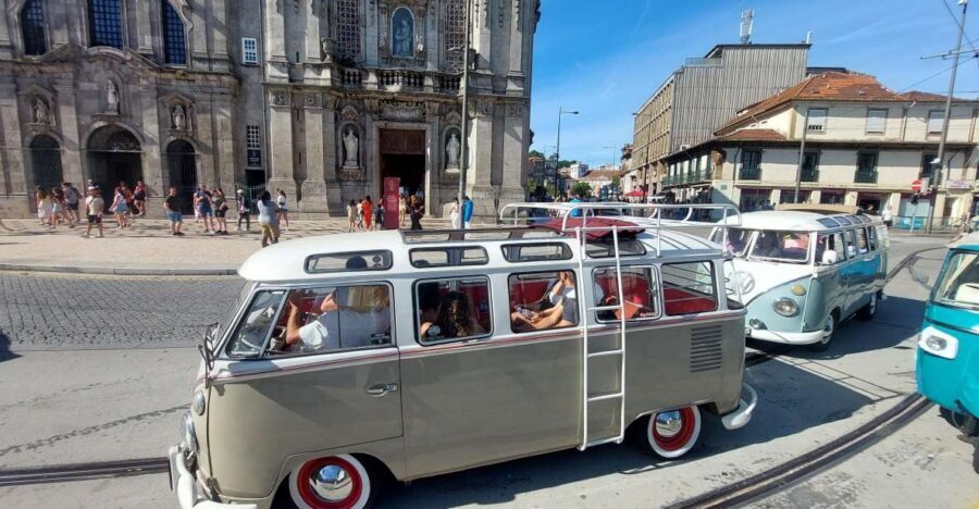Porto: Historic Center and Surroundings Tour by VW Kombi - King João VI, Fortresses, and the Port-Wide Power View