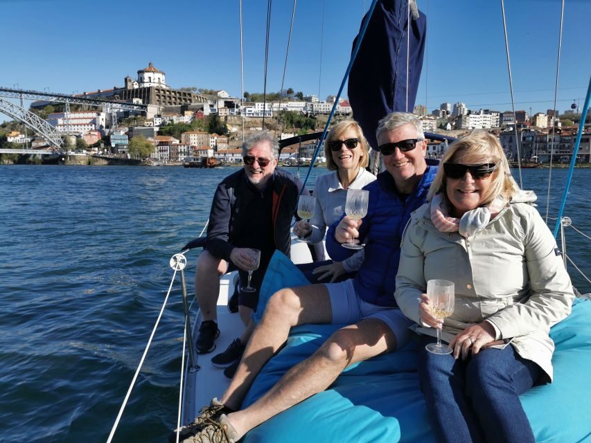 Porto: Private Sailboat Trip with Wine Tasting & Charcuterie - The Porto wine finish: Ruby, white, and tawny