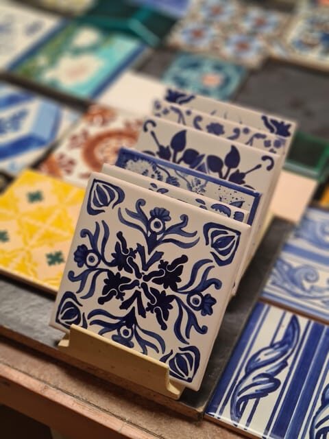 Porto: Tile Painting Workshop with Tea and Port Wine - Painting Two Tiles: How You’ll Actually Make Them Look Right