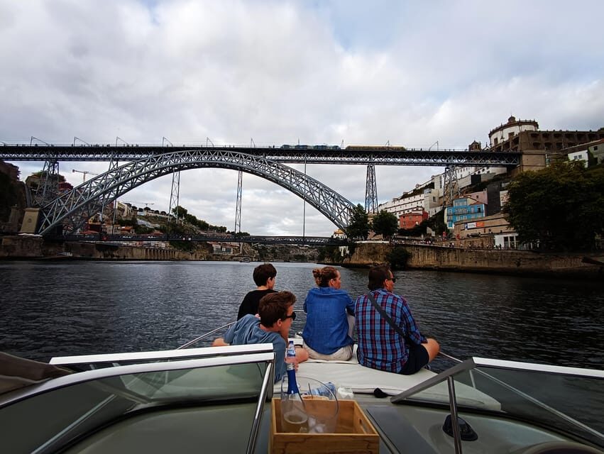 Private boat tour: 6 Bridges, Gondomar,Douro with Sunset Opt - What you do on board: welcome drink, Bluetooth music, and staff care